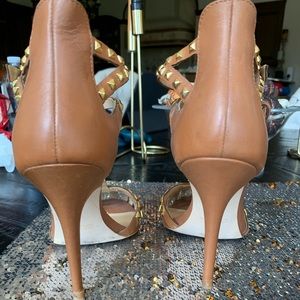 Zara Basic Tan Heels Size 40